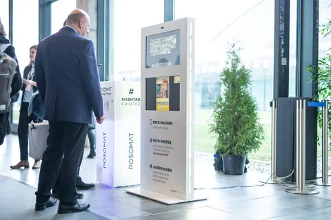 POSOMAT Hashtag Printer im Einsatz